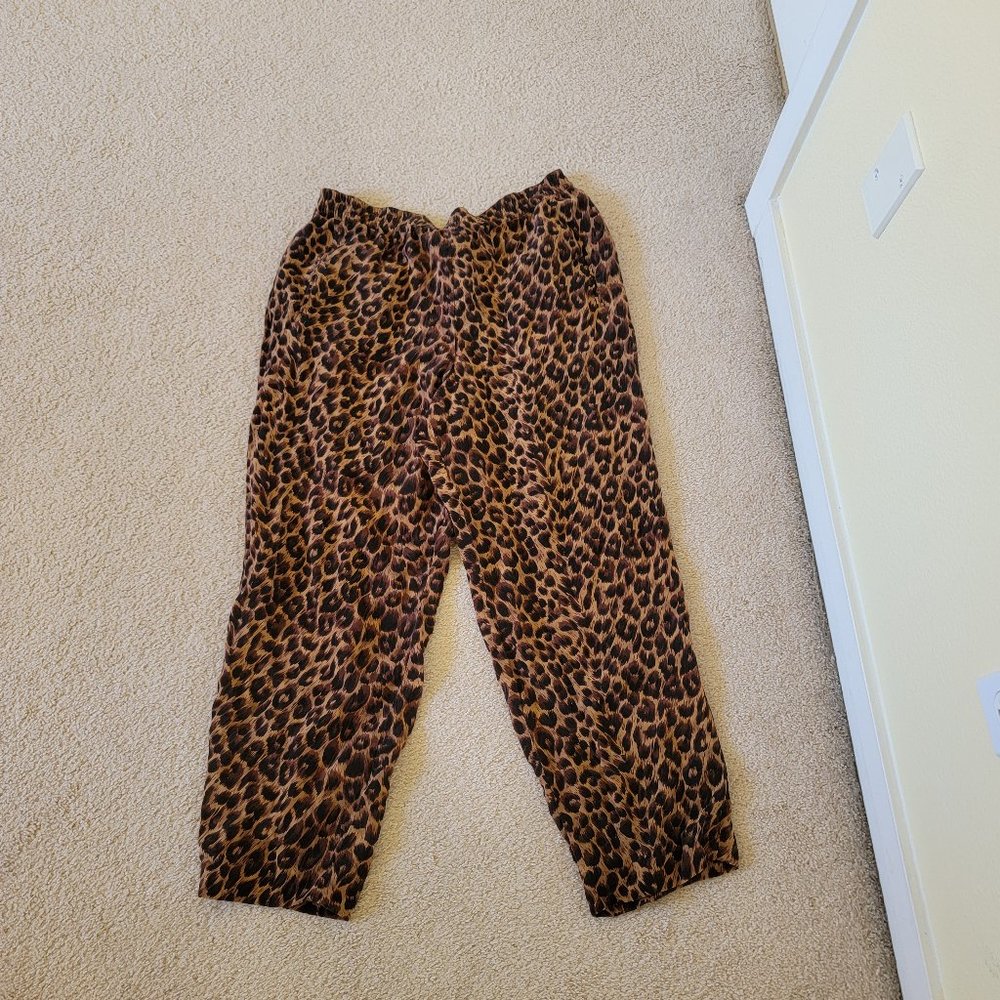 Vintage cheetah pants